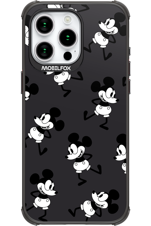 Iconic Mouse (antracite pattern) - Apple iPhone 15 Pro Max