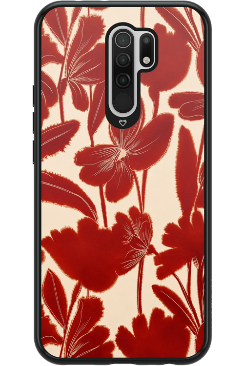 Burgundy Flowers 2.0 - Xiaomi Redmi 9