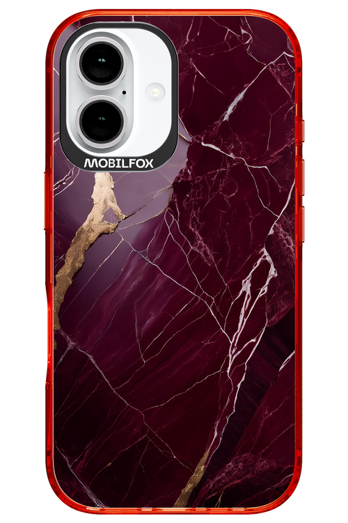 Burgundy Marble - Apple iPhone 16