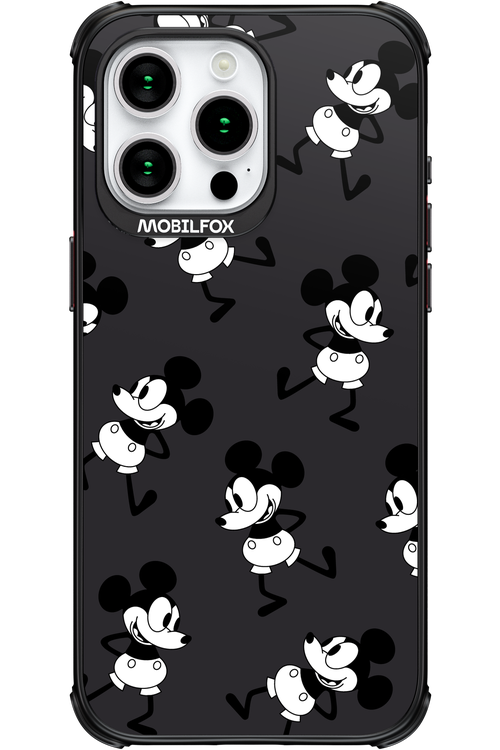 Iconic Mouse (antracite pattern) - Apple iPhone 15 Pro Max