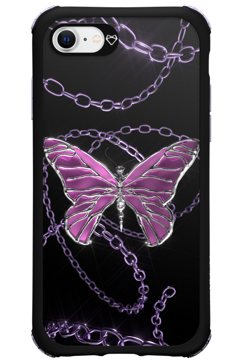 Butterfly Necklace - Apple iPhone SE 2022