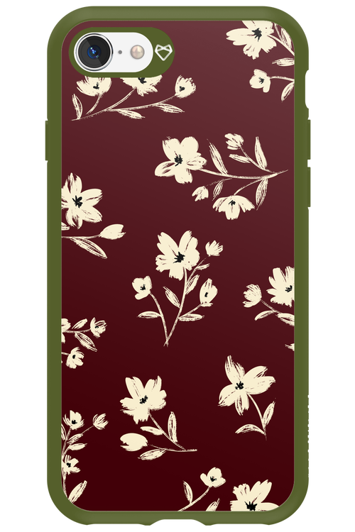 Bloom of Burgundy - Apple iPhone 8