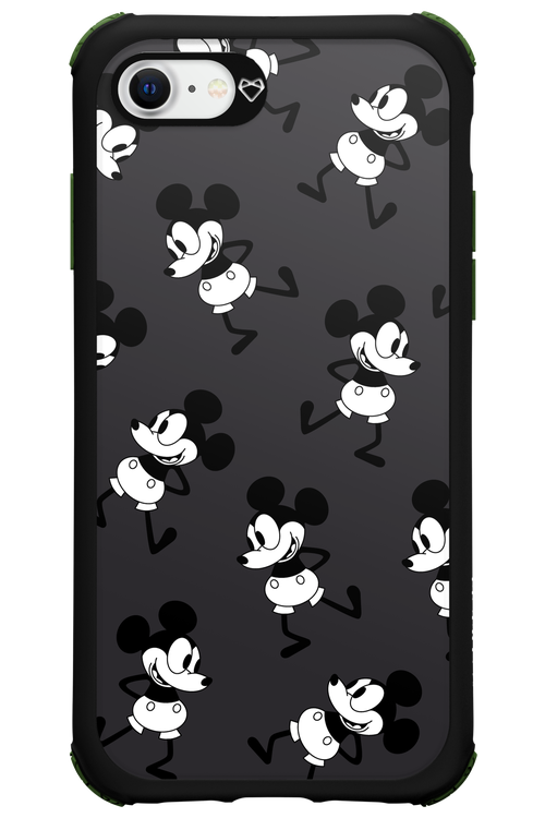 Iconic Mouse (antracite pattern) - Apple iPhone 8