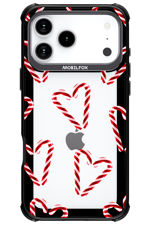 Candy Cane Hearts - Apple iPhone 17 Pro Max