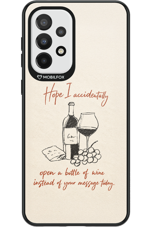 Bottle of wine 2.0 - Samsung Galaxy A33