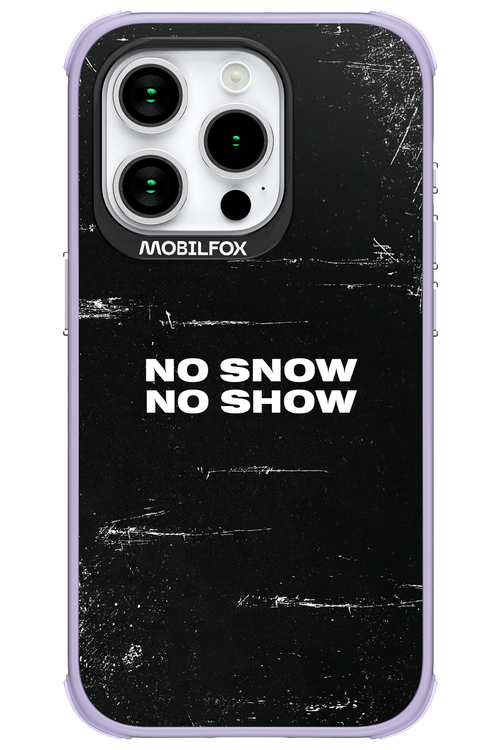 No snow, no show - Apple iPhone 15 Pro