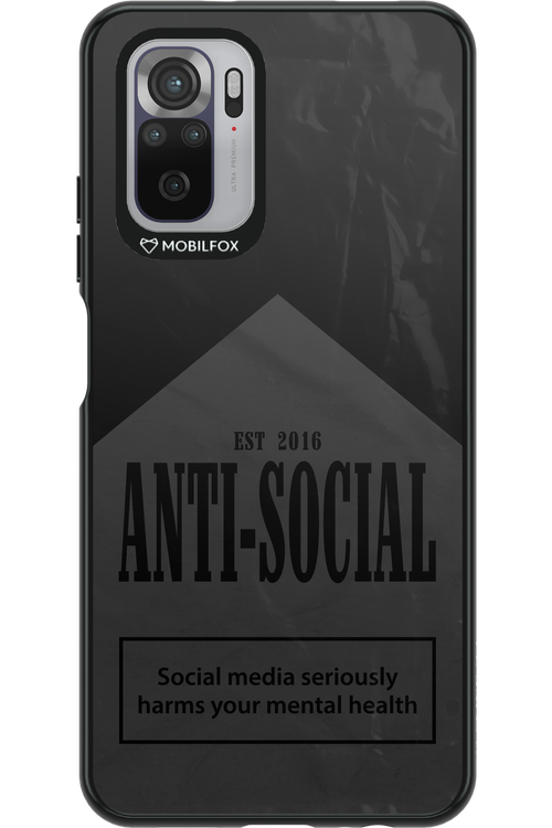 ANTI-SOCIAL (BLVCK) 2.0 - Xiaomi Redmi Note 10