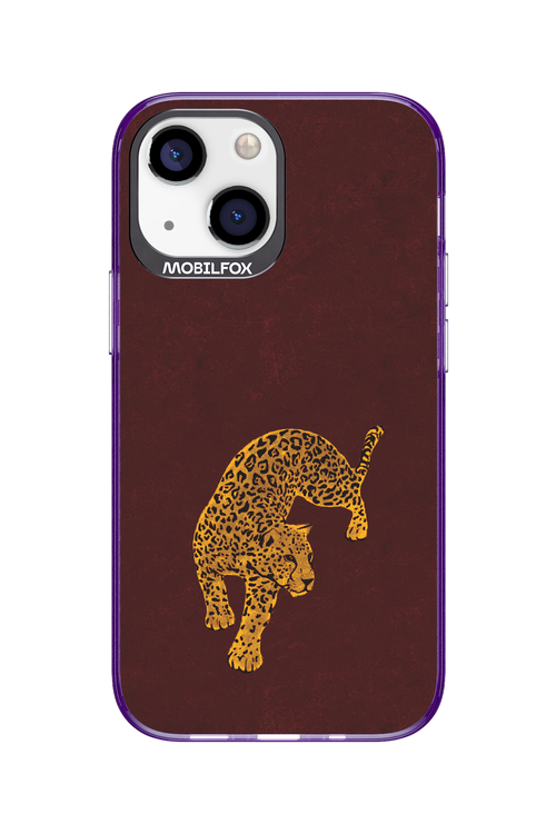 Burgundy Leopard - Apple iPhone 13 Mini