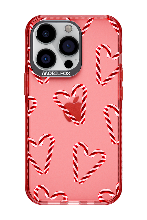 Candy Cane Hearts - Apple iPhone 13 Pro