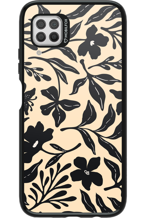 Black Flowers 2.0 - Huawei P40 Lite