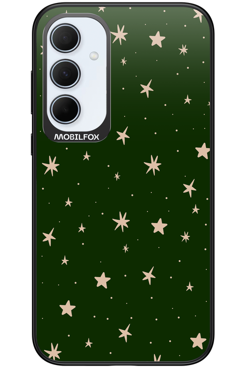 Forest Green Stars - Samsung Galaxy A35