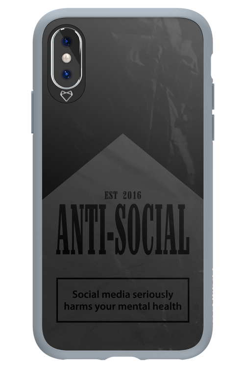 ANTI-SOCIAL (BLVCK) 2.0 - Apple iPhone X
