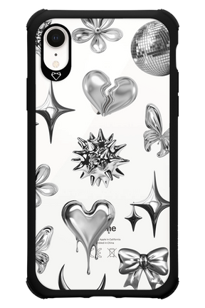 Silver Zone Transparent - Apple iPhone XR