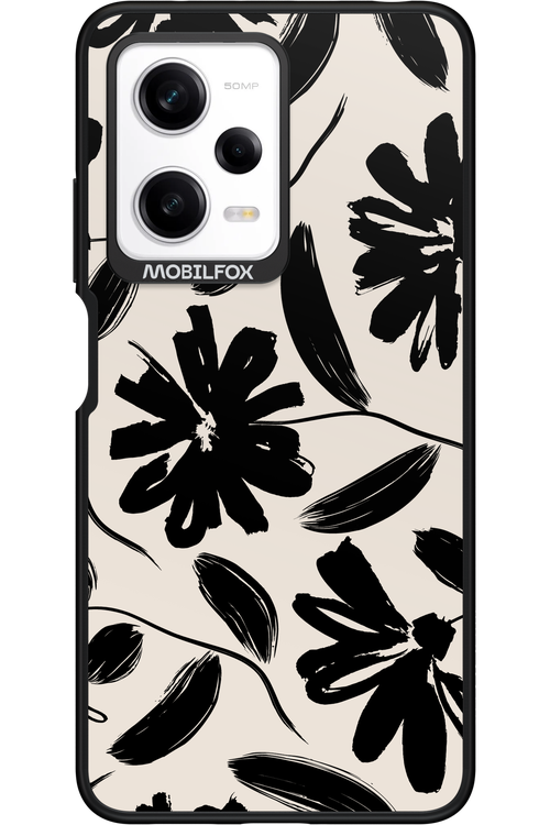 Monochrome Flowerss 2.0 - Xiaomi Redmi Note 12 Pro 5G