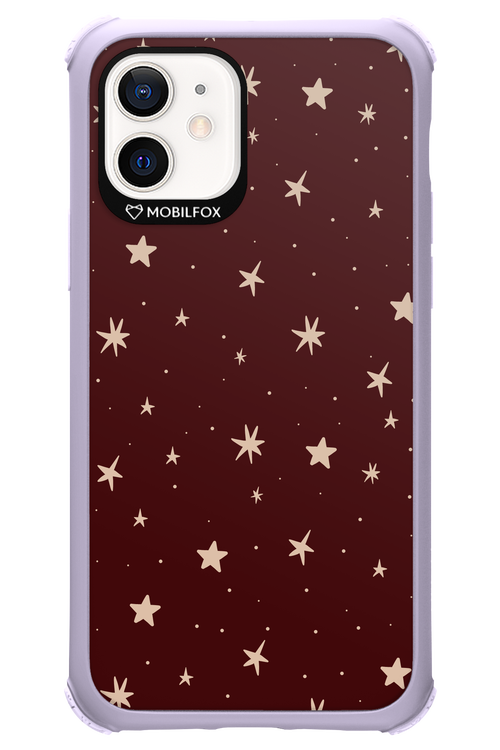 Burgundy Stars - Apple iPhone 12
