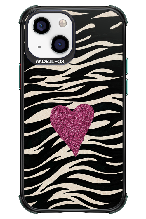 Zebra Heart 2.0 - Apple iPhone 13 Mini