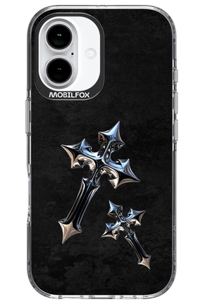 Chrome Crosses - Apple iPhone 16