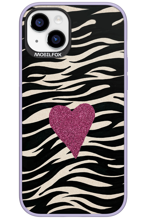 Zebra Heart 2.0 - Apple iPhone 15 Plus