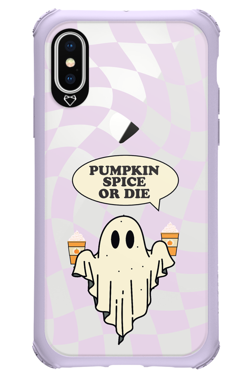 Pumpkin Spice or Die - Apple iPhone X