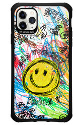 Crayon Smiley Colorful - Apple iPhone 11 Pro Max