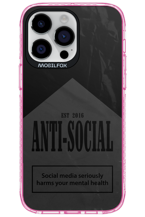 ANTI-SOCIAL (BLVCK) 2.0 - Apple iPhone 14 Pro Max