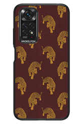 Burgundy Leopard Pattern - Xiaomi Redmi Note 11/11S 4G