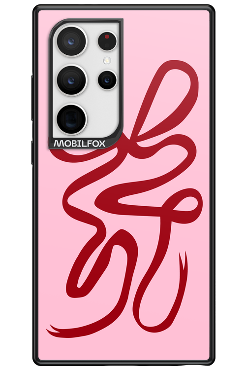 Burgundy Bow - Samsung Galaxy S24 Ultra
