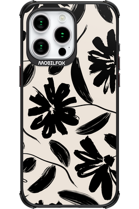 Monochrome Flowerss - Apple iPhone 15 Pro Max