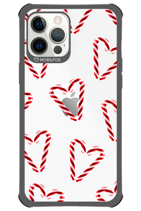 Candy Cane Hearts - Apple iPhone 12 Pro Max