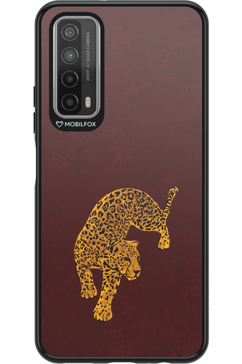 Burgundy Leopard - Huawei P Smart 2021