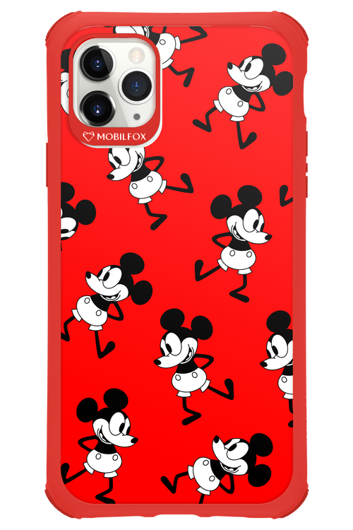 Iconic Mouse (red pattern) - Apple iPhone 11 Pro Max
