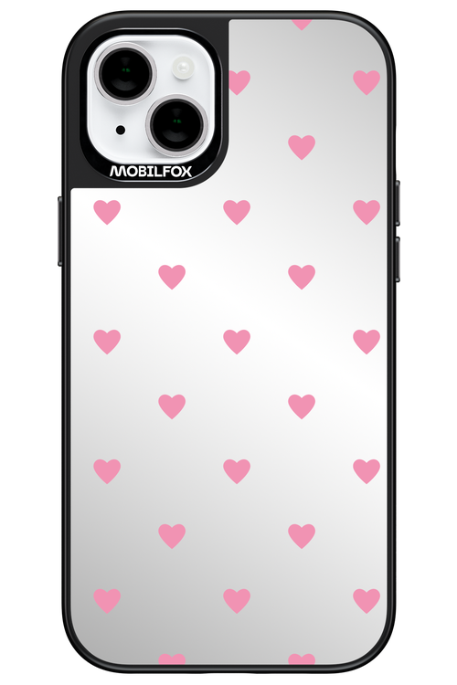 Mini Hearts Mirror - Apple iPhone 15 Plus