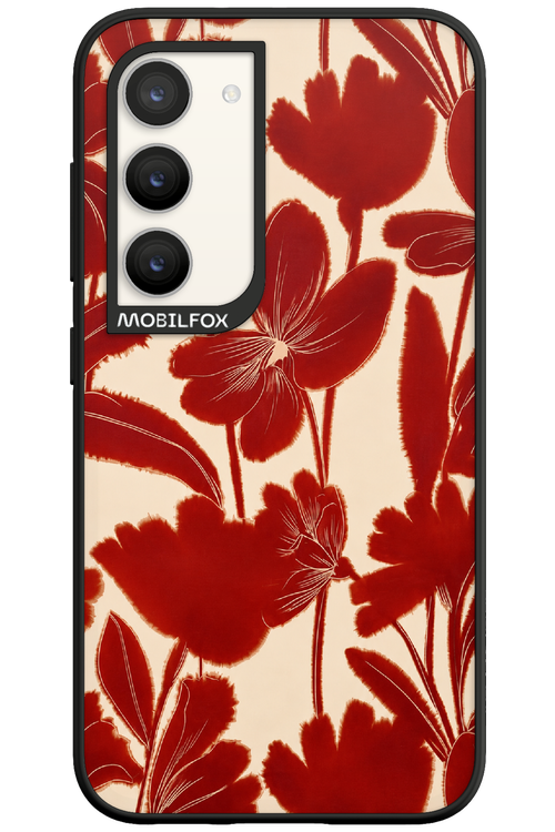 Burgundy Flowers 2.0 - Samsung Galaxy S23