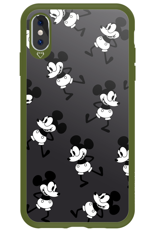 Iconic Mouse (antracite pattern) - Apple iPhone XS Max