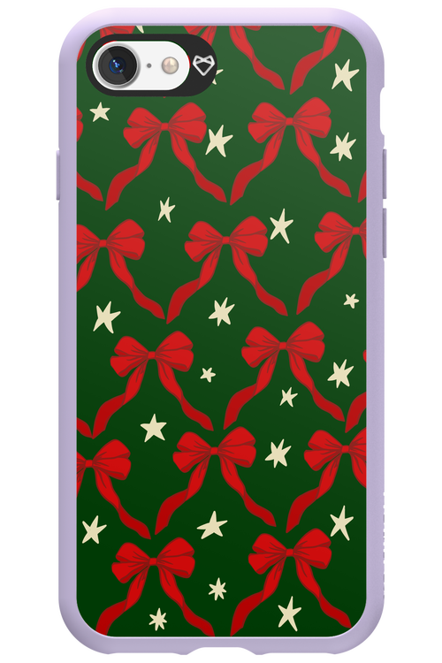 Bow & Stars (Green) - Apple iPhone 7