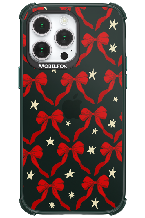 Bow & Stars (Transparent) - Apple iPhone 14 Pro Max