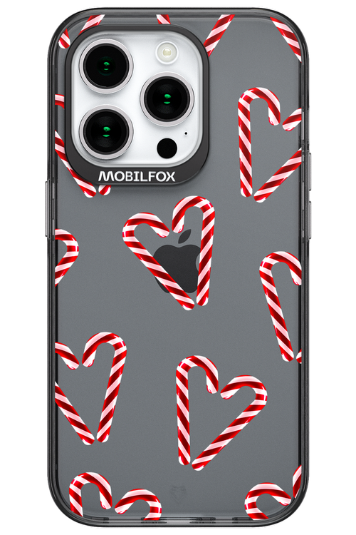 Candy Cane Hearts - Apple iPhone 15 Pro