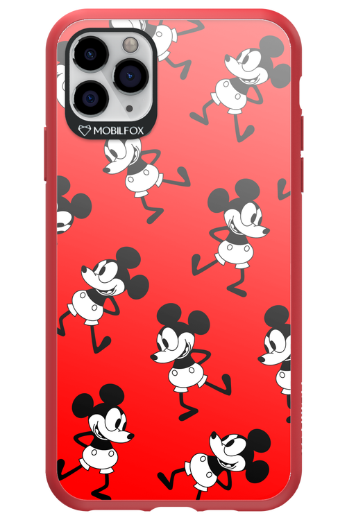 Iconic Mouse (red pattern) - Apple iPhone 11 Pro Max