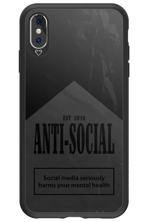 ANTI-SOCIAL (BLVCK) 2.0 - Apple iPhone XS Max