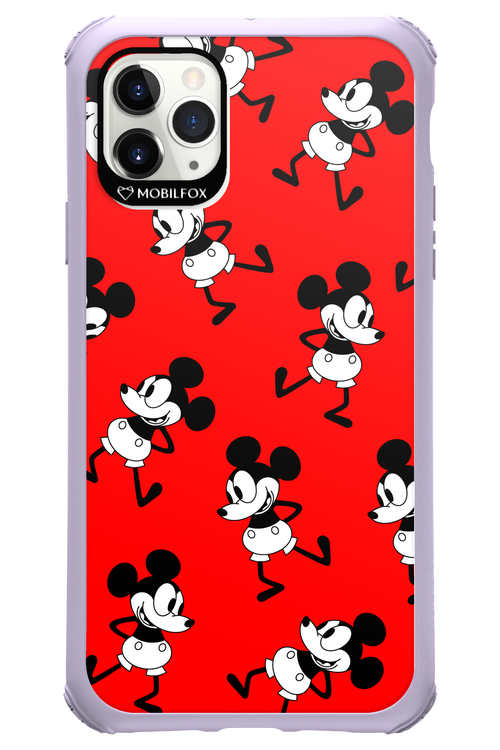 Iconic Mouse (red pattern) - Apple iPhone 11 Pro Max