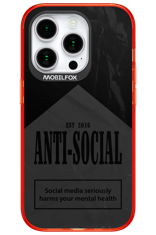 ANTI-SOCIAL (BLVCK) 2.0 - Apple iPhone 15 Pro
