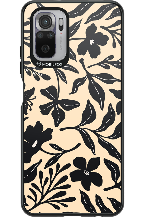 Black Flowers 2.0 - Xiaomi Redmi Note 10