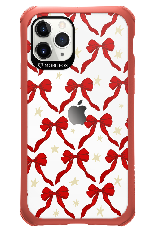Bow & Stars (Transparent) - Apple iPhone 11 Pro