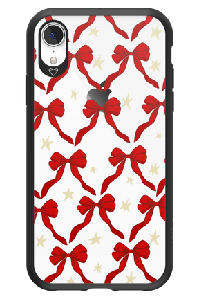 Bow & Stars (Transparent) - Apple iPhone XR