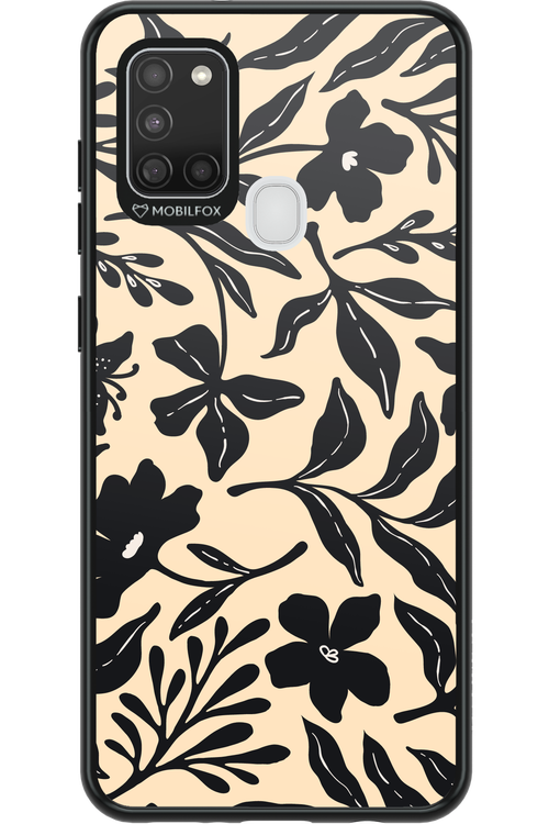 Black Flowers 2.0 - Samsung Galaxy A21 S