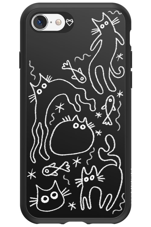 CHALK_CATS 2.0 - Apple iPhone 8