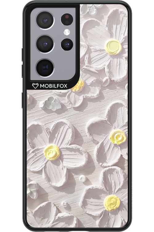 White Flowers 2.0 - Samsung Galaxy S21 Ultra