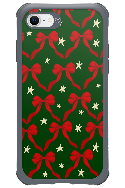 Bow & Stars (Green) - Apple iPhone 7