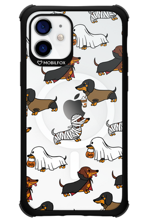 Scary Dachshund (Transparent) - Apple iPhone 12