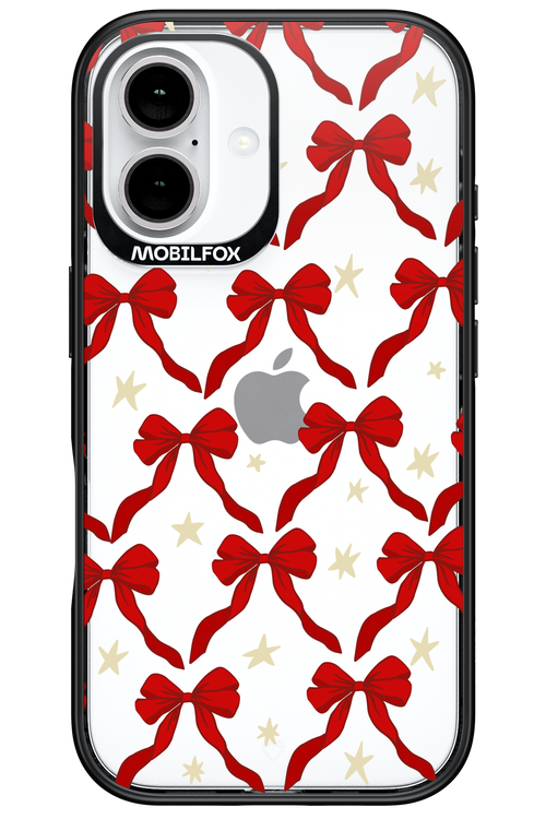 Bow & Stars (Transparent) - Apple iPhone 16